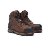 Timberland Pro Boondock 6-Inch Waterproof Composite-Toe Work Boot Boa Fp Csa Full Grain Medium Brown korn, TB0A66KY Pair Lateral Image