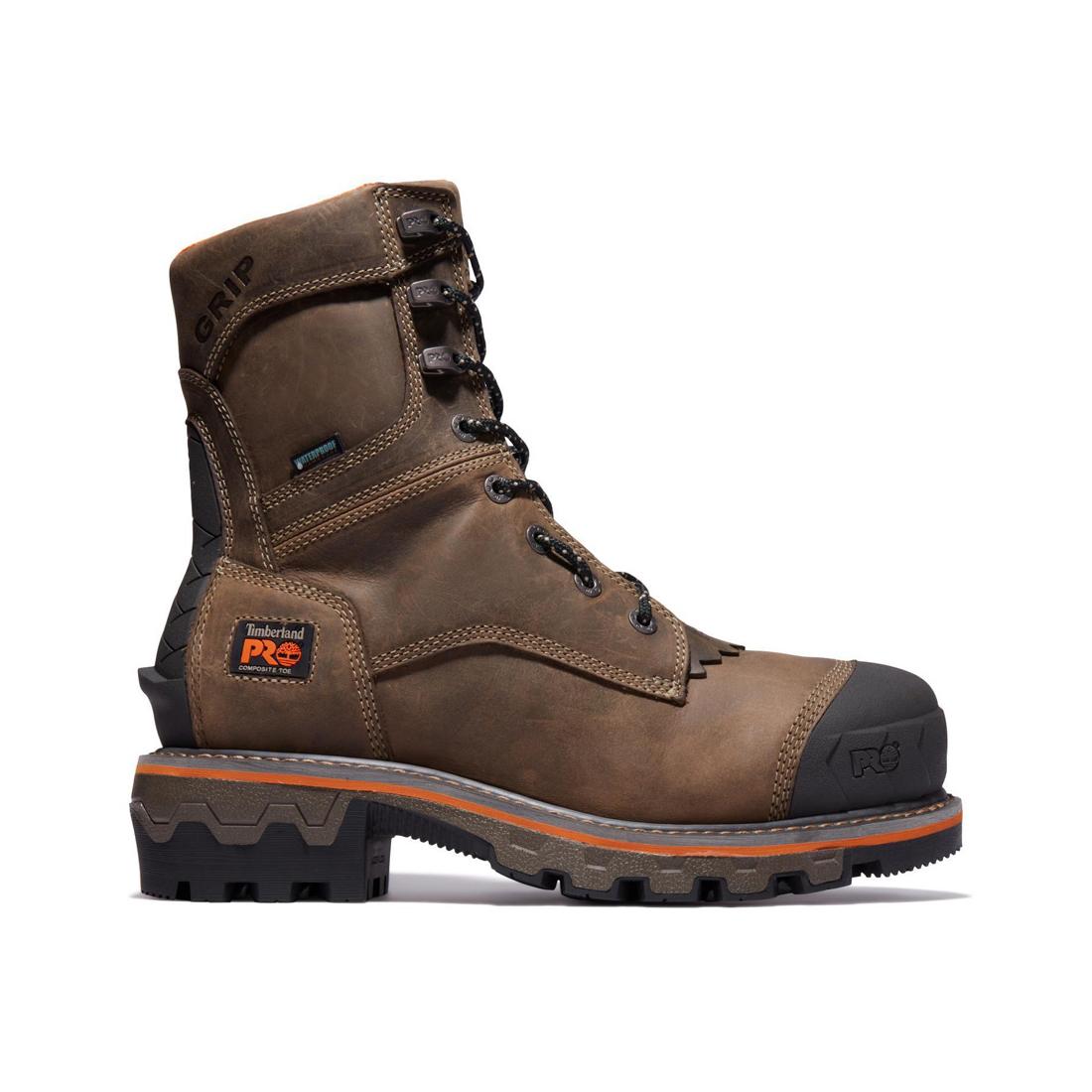 Timberland Pro-Boondock Hd Nt Waterproof Brown-Steel Toes-1