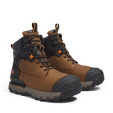 Timberland Pro Boondock Ultralight Waterproof Composite Toe Work Boots – Light Brown Front-upper View