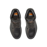 Timberland Pro Direct Attach 6 Inch Steel-Toe Waterproof Ins 200G Work Boot Black Front-upper View