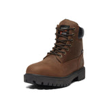 Timberland Pro Direct Attach 6 Inch Steel-Toe Waterproof Ins 200G Work Boot Dark Brown 38021 Front View