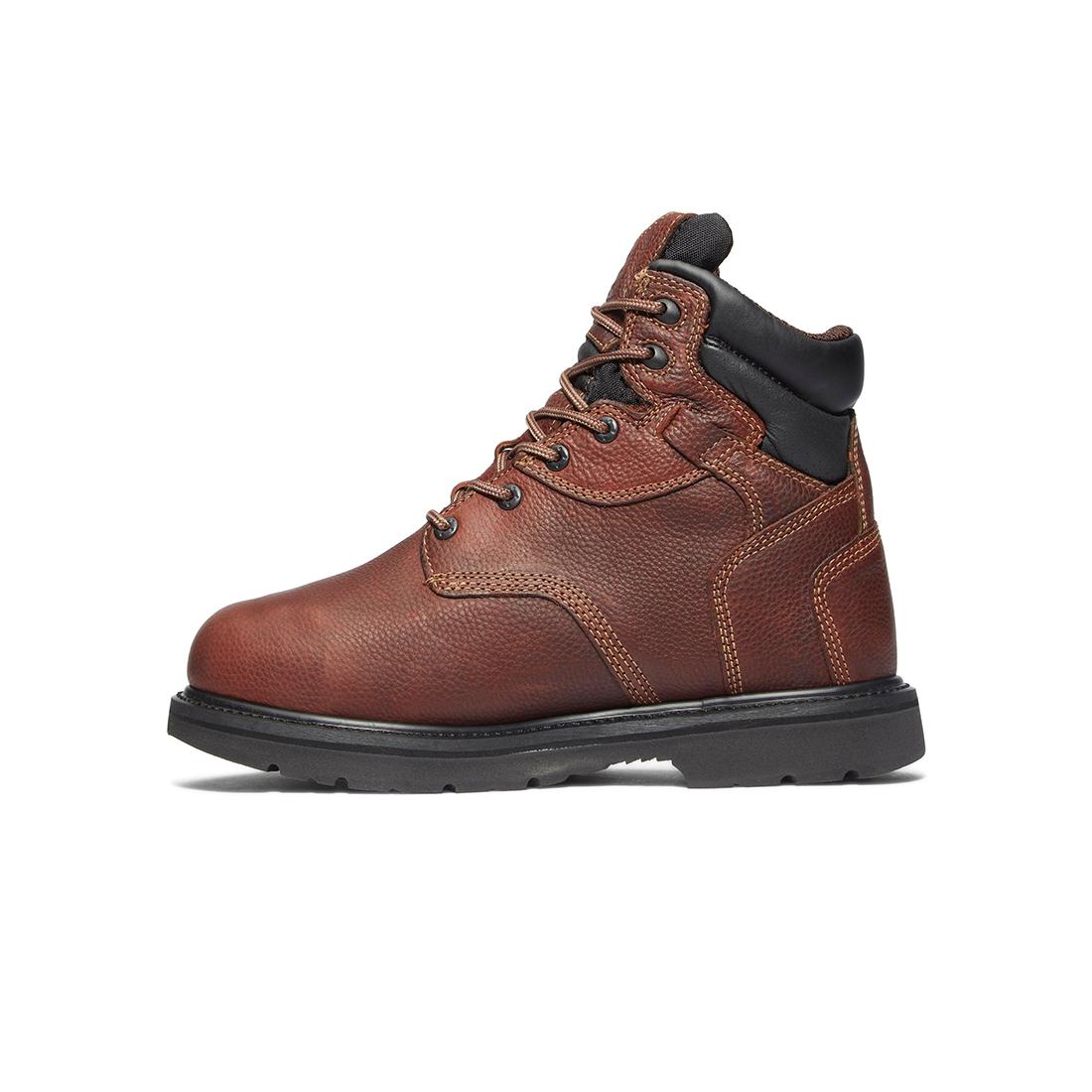Timberland Pro Flexshield Img 6-Inch Steel-Toe Work Boot Brown 50504 Lateral View