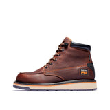 Timberland Pro Gridworks 6 Inch Soft-Toe Waterproof Boot Brown A1KRQ Lateral View