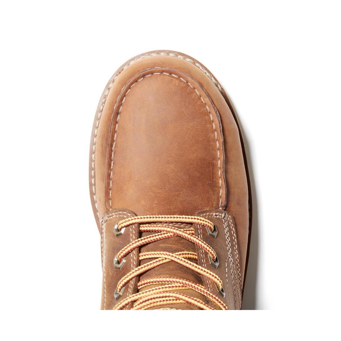 Timberland Pro Gridworks Unisex 6 Inch Alloy-Toe Waterproof Work Boot Front-upper View