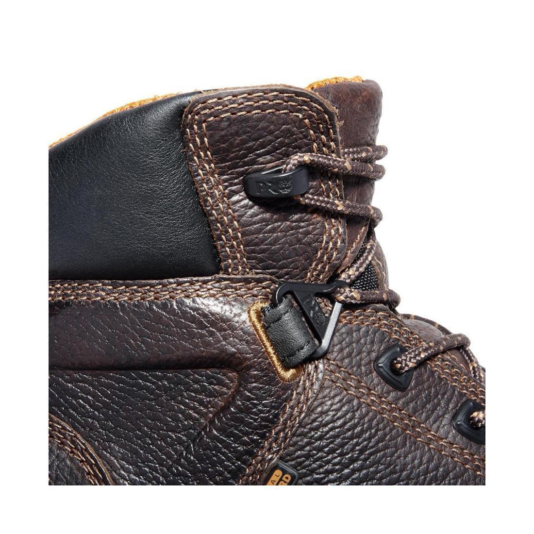 Timberland Pro Helix 6 Inch Composite-Toe Met Gaurd Work Boot Brown 89697 Detail View