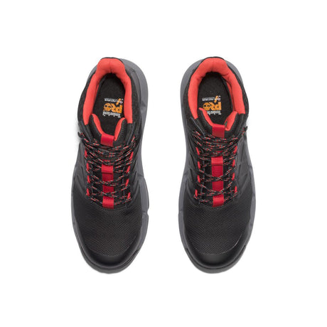 Timberland Pro Morphix 6 Inch Composite-Toe Waterproof Work Boot Black Front-upper View