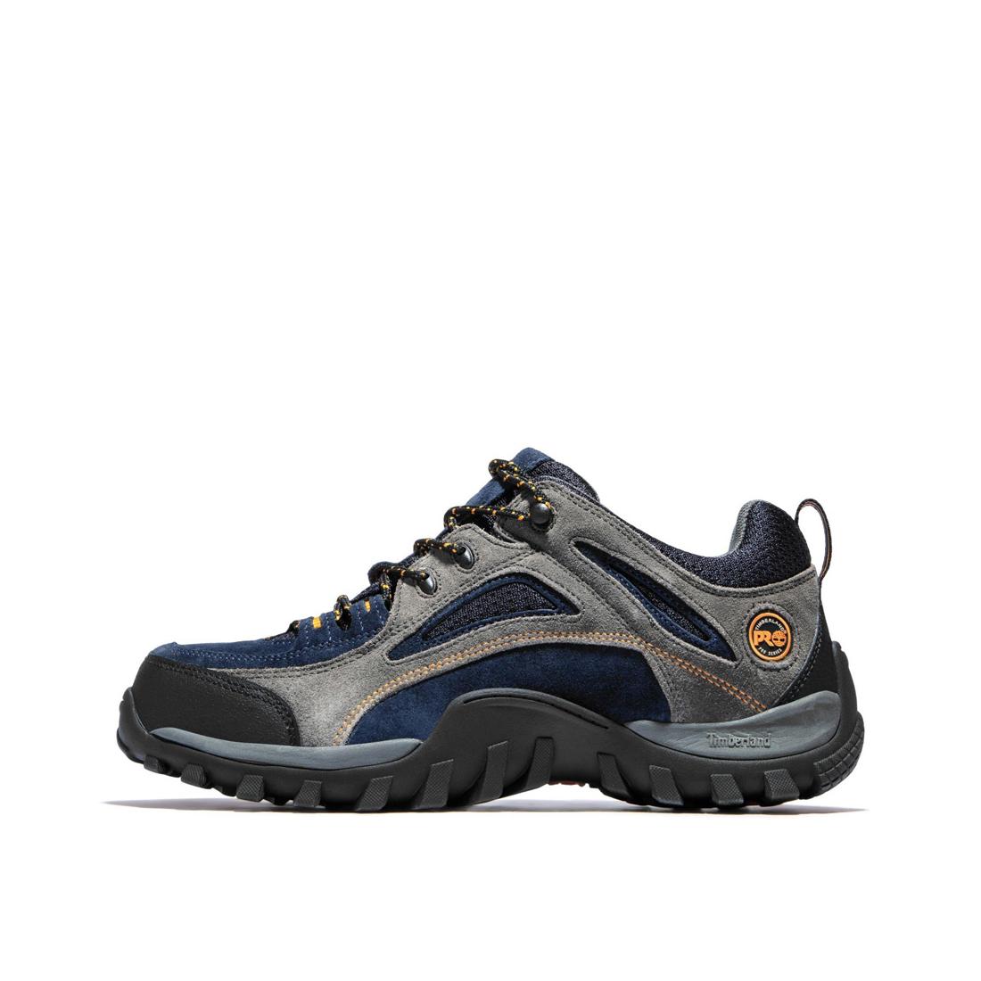 Timberland Pro Mudsill Steel-Toe Work Shoe Blue 61009 Lateral View