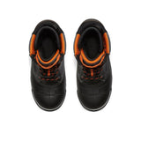 Timberland Pro Pac Max 10-Inch Waterproof Composite-Toe Work Boot Fp Csa Black/Orange Front-upper View
