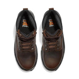 Timberland Pro Pit Boss 6 Inch Soft-Toe Boot Brown Top View