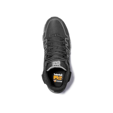 Timberland Pro Powertrain Sport Alloy-Toe Work Boot Black Front-upper View