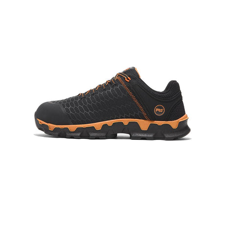 Timberland Pro Powertrain Sport Alloy-Toe Work Shoe Black Orange korn, TB1A1B6S Medial Image