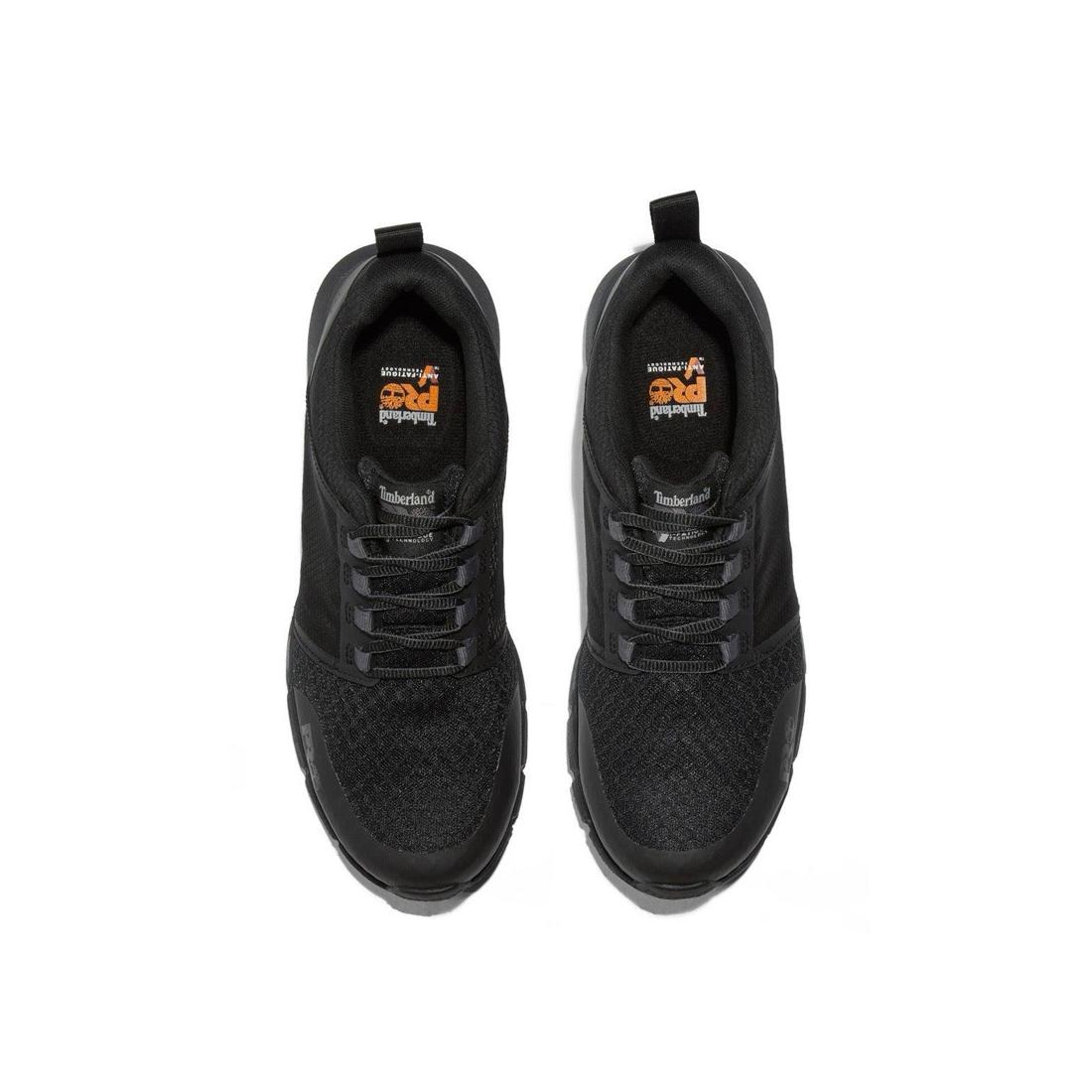 Timberland Pro Radius Composite-Toe Work Shoe Black Front-upper View