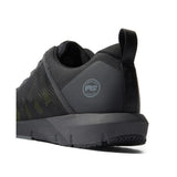 Timberland Pro Radius Composite-Toe Work Shoe Black/Yellow A27X5 Heel View