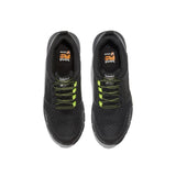 Timberland Pro Radius Composite-Toe Work Shoe Black/Yellow Front-upper View