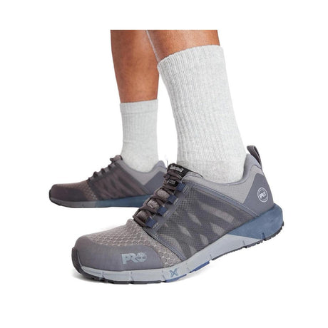 Timberland Pro Radius Composite-Toe Work Shoe Grey A27WT Legs View