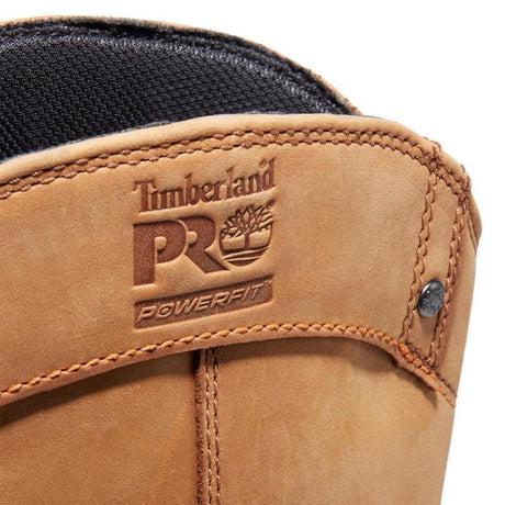 Timberland Pro Rigmaster Steel-Toe Waterproof Pull-On Work Boot Brown 89604 Detail View