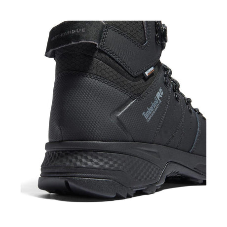 Timberland Pro Switchback 6 Inch Composite-Toe Waterproof PR Work Boot Black A2CB8 Heel View