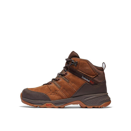 Timberland Pro Switchback LT 6 Inch Steel-Toe Work Boot Brown A2MTA Lateral View