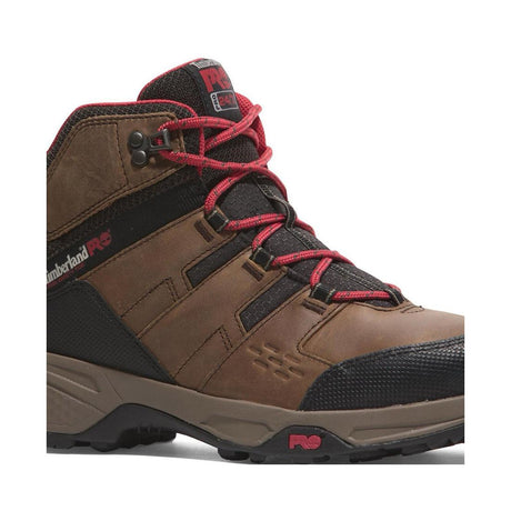 Timberland Pro Switchback Lt 6 Inch Steel-Toe Work Boot Brown/Red A6183,DISCONTINUED,LOLA