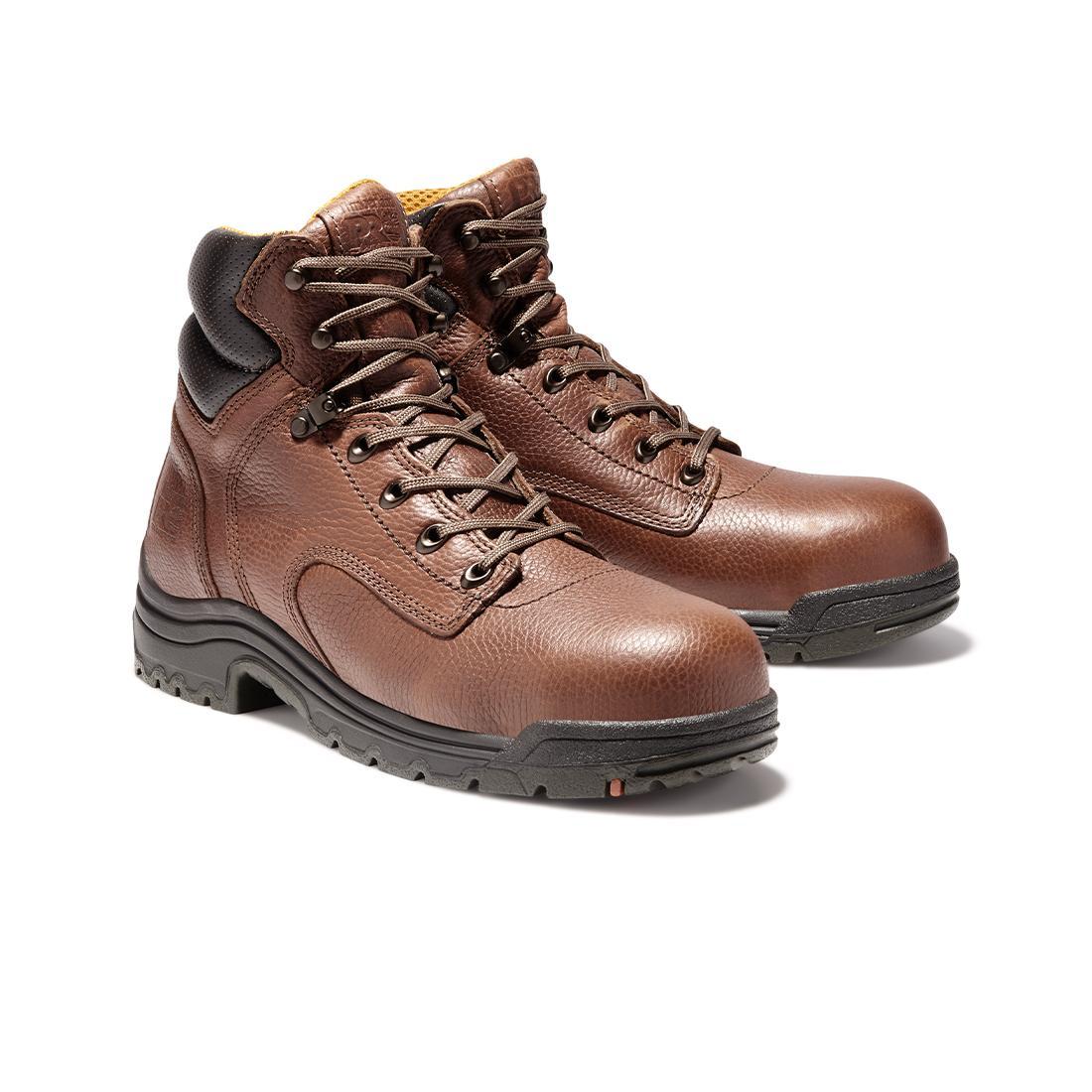 Timberland Pro Titan® 6-Inch Alloy-Toe Work Boot Brown 26063,DISCONTINUED,LOLA