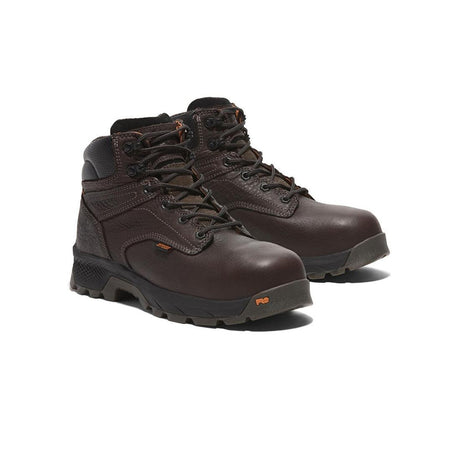 Timberland Pro Titan® EV Women's Interanal Met Guard 6-Inch Composite-Toe Work Boot Brown A6377 Both View