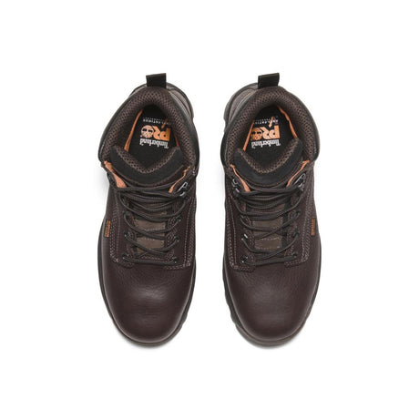 Timberland Pro Titan Ev 6 Inch Composite-Toe Work Boot Dark Brown Front-upper View
