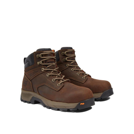 Timberland Pro Titan Ev 6 Inch Composite-Toe Work Boot Brown A5NF6 Both Front View