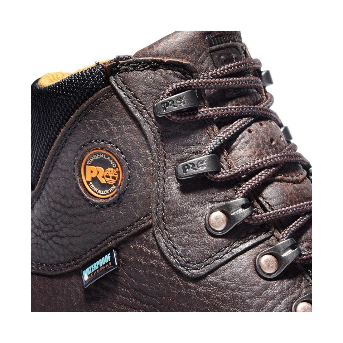 Timberland Pro Titan Trekker Alloy-Toe Waterproof Work Boot Brown 85520 Detail View