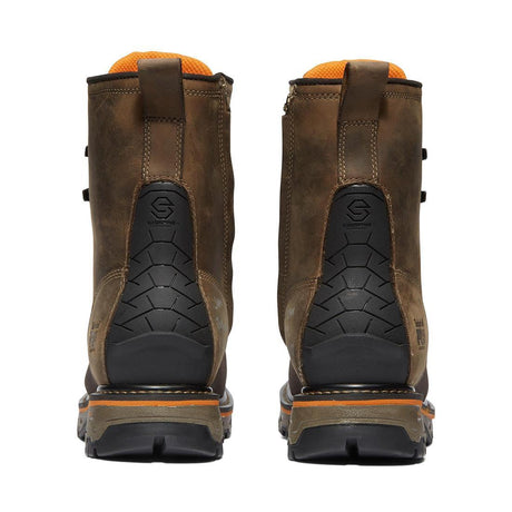 Timberland Pro True Grit 8 Inch Composite-Toe Waterproof Work Boot Brown A22CN,DISCONTINUED,LOLA