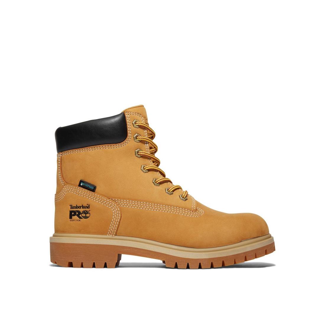 Timberland Pro-Women's 6 In Direct Attach Waterproof Ins 200G Wheat-Steel Toes-1