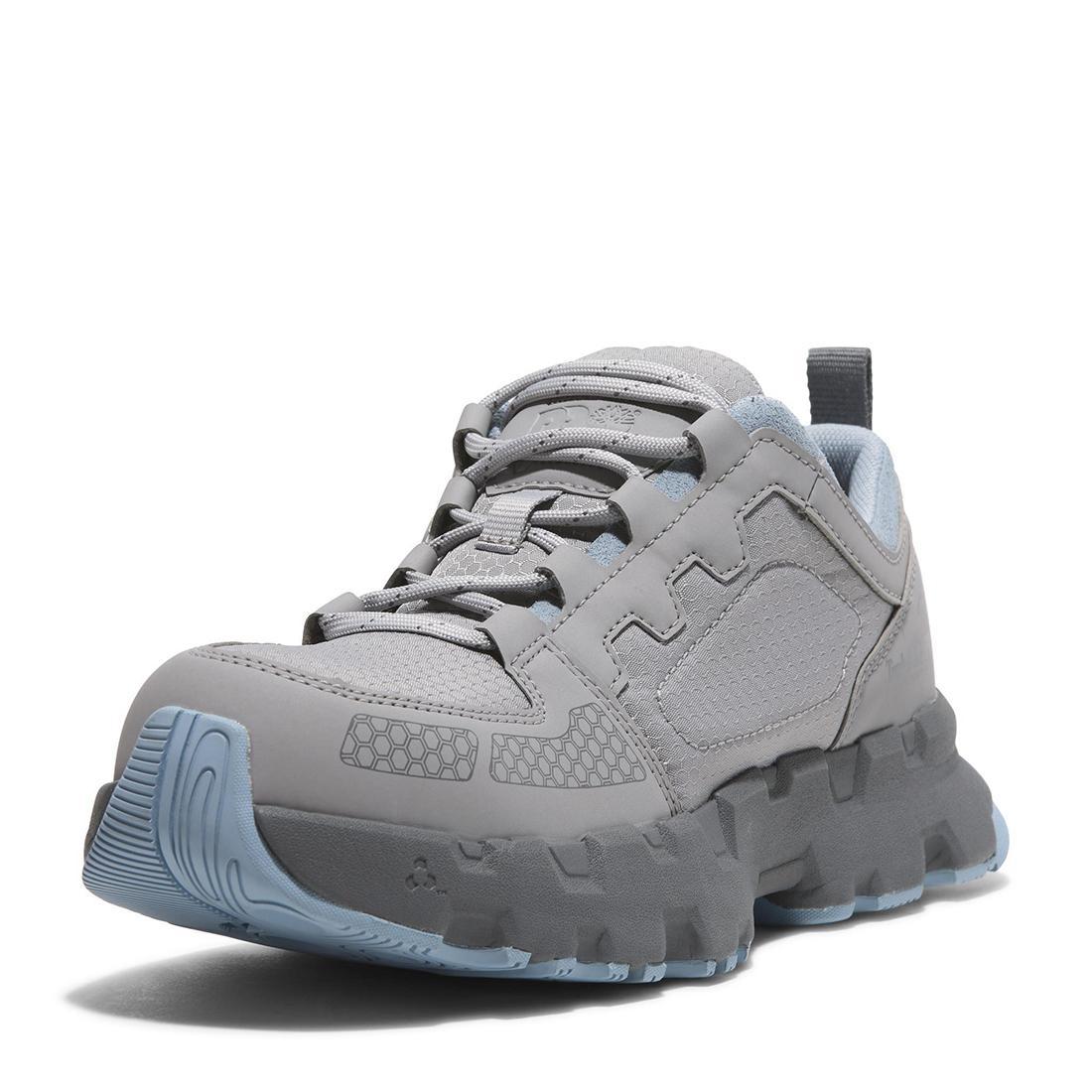 Timberland Pro Women's Powertrain Ev Composite-Toe Work Shoe Gray A5Z87 Front View