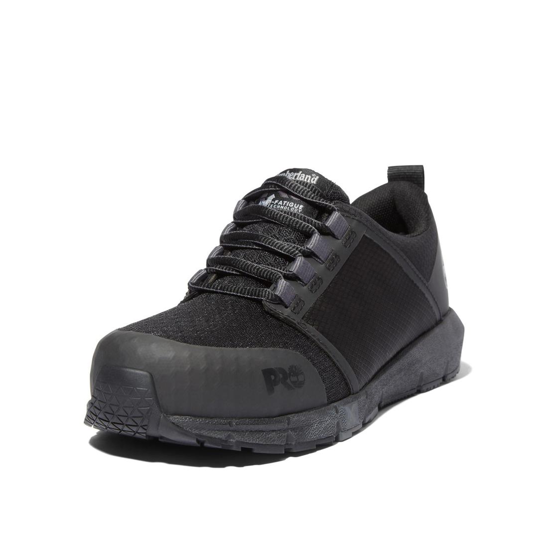 Timberland Pro Women's Radius Composite-Toe Work Shoe Black A283H Front View