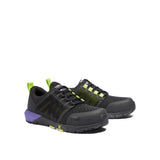 Timberland Pro Women's Radius Composite-Toe Work Shoe Black/Purple A2844,DISCONTINUED,LOLA