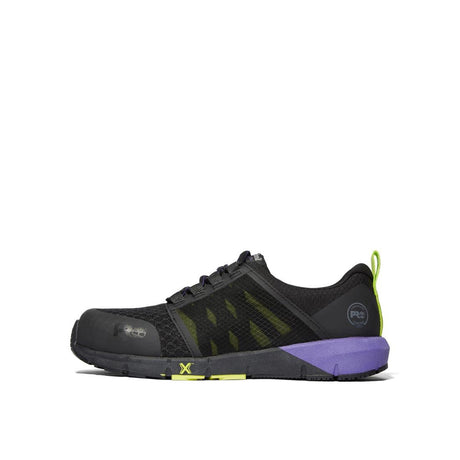 Timberland Pro Women's Radius Composite-Toe Work Shoe Black/Purple A2844,DISCONTINUED,LOLA