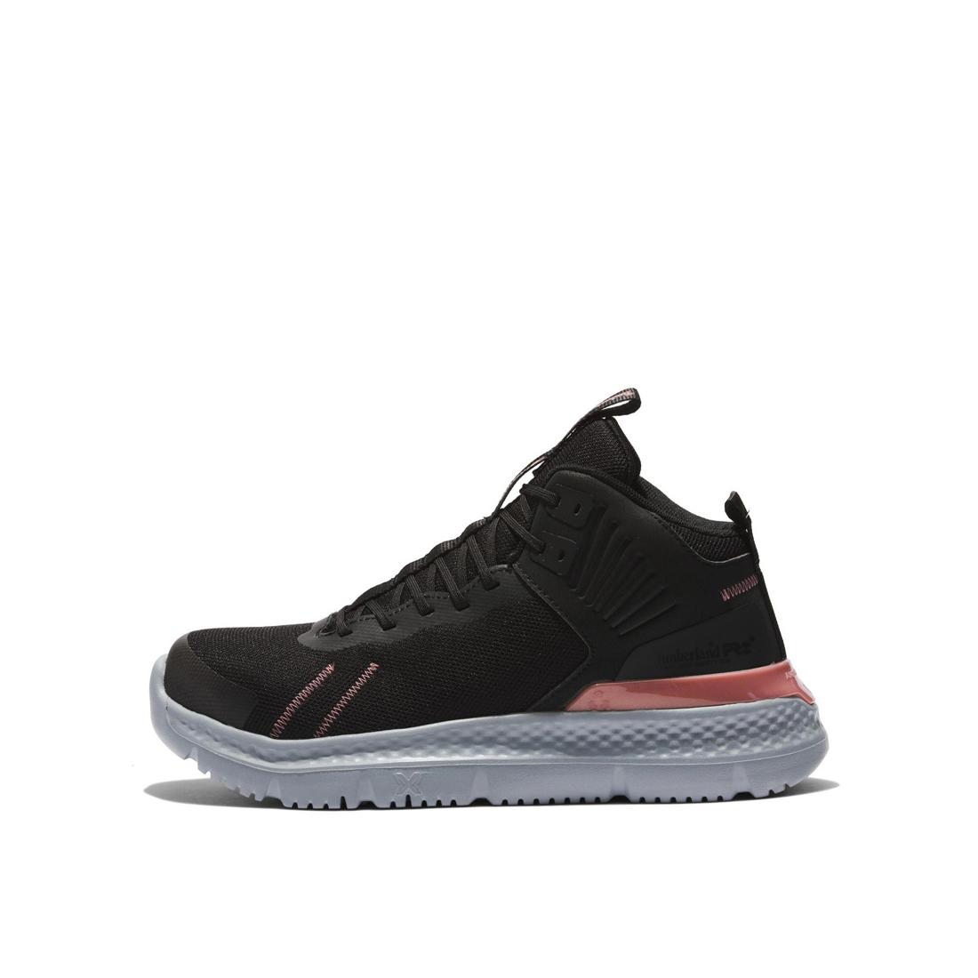 Timberland Pro Women's Setra Composite-Toe Work Shoe Black/Grey A5UVU,DISCONTINUED,LOLA