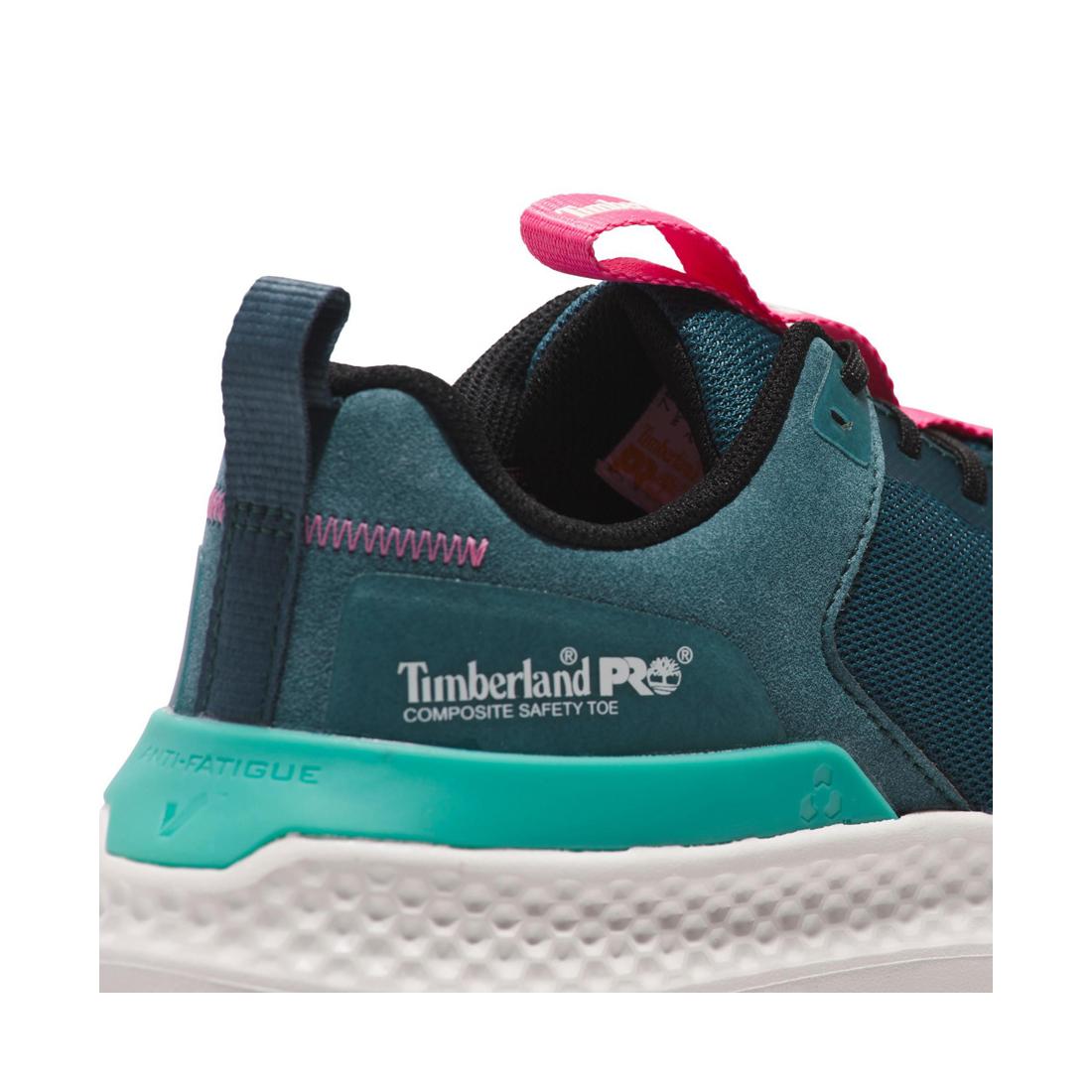 Timberland Pro Women's Setra Composite-Toe Work Shoe Teal A5RTJ,DISCONTINUED,LOLA