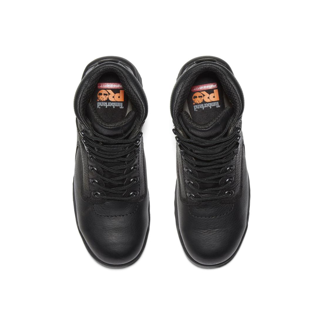 Timberland Pro Women's Titan Alloy-Toe Work Boot Black Front-upper View