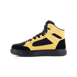 Volcom Evolve Composite-Toe Met Guard High Top Work Boot Black/Yellow VM30239 Medial Image