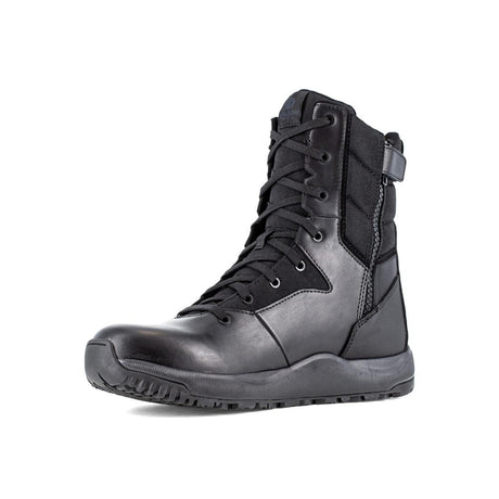 Volcom Tactical 8 Inch Soft-Toe Boot Black VM30705 Angled Medial Image