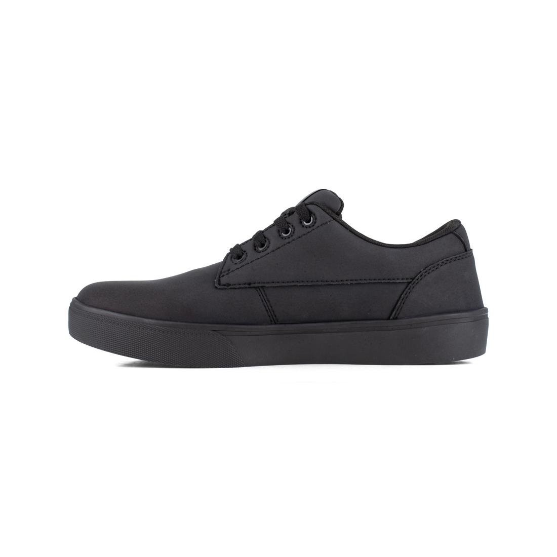 Volcom True Soft-Toe Slip Resistant Shoe Black VM30120 Medial Image