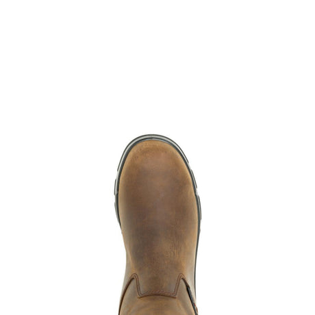 Wolverine DuraShocks® SR Icon CarbonMax® Pull-On Wellington Work Boot – Dark Brown W241104 Upper Image