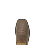 Wolverine Rancher Level Soft-Toe Pull-On Work Boot Dark Coffee W250069 Upper Image