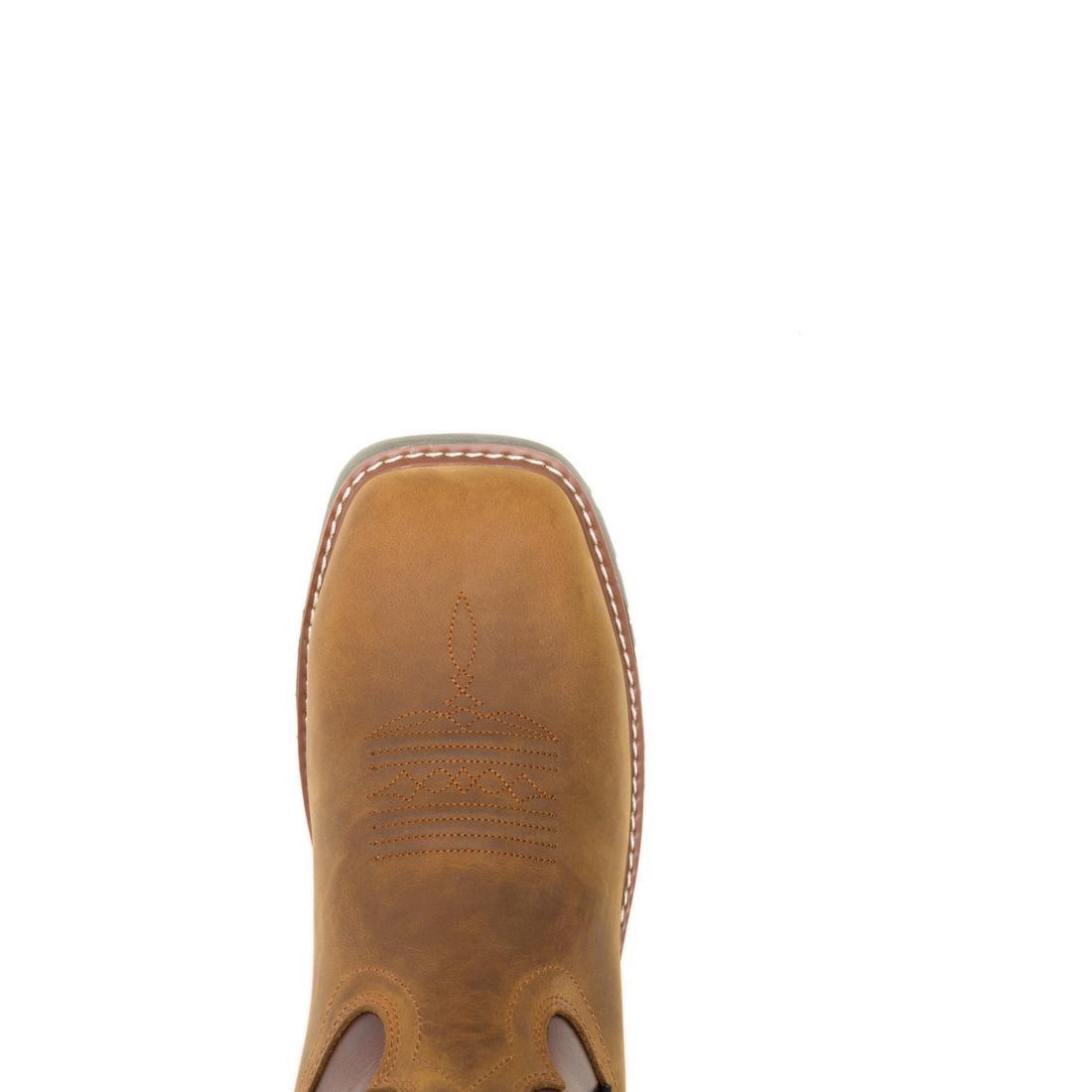 Wolverine Rancher Pro Hyprest Nano-Toe Pull-On Wellington Work Boot Rust W251014 Upper Image