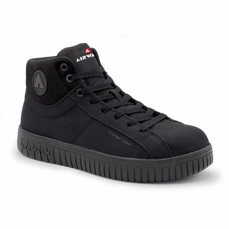 Airwalk Deuce Mid Composite Toe Work Boots – Black/Black 2