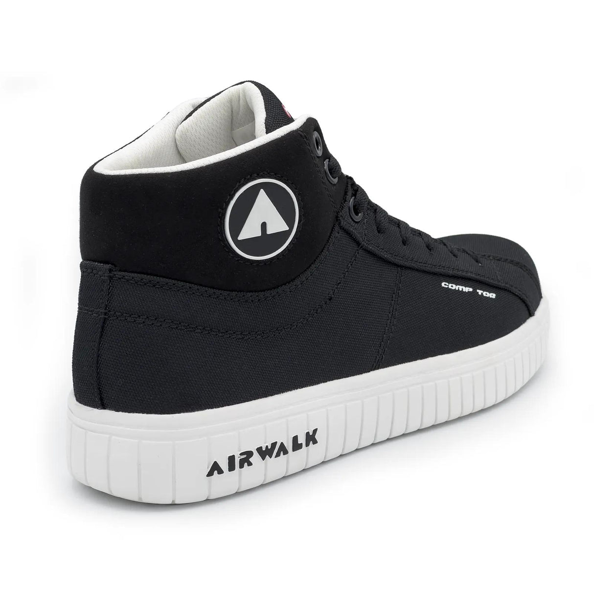 Airwalk Deuce Mid Composite Toe Work Boots – Black/White 5