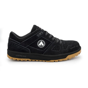 Airwalk Mongo Suede Low Women’s Composite Toe Work Shoes – Black/Gum 1