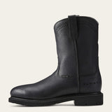 Ariat Sierra Steel Toe Work Boot in Black, side view