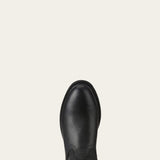 Ariat Sierra Steel Toe Work Boot in Black, toe view