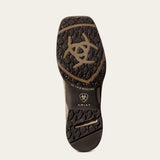 Ariat Anthem Deco Square Toe Composite Toe Work Boot in Brown Bomber, sole view
