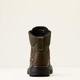 Ariat Casey 6" Composite Toe Work Boot in Shadow, heel view